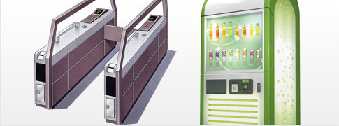 自动售货机、自动检票机 、收银机