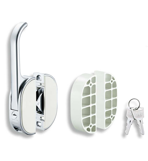 密闭用侧角手柄