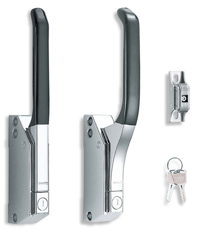 密闭用侧角手柄