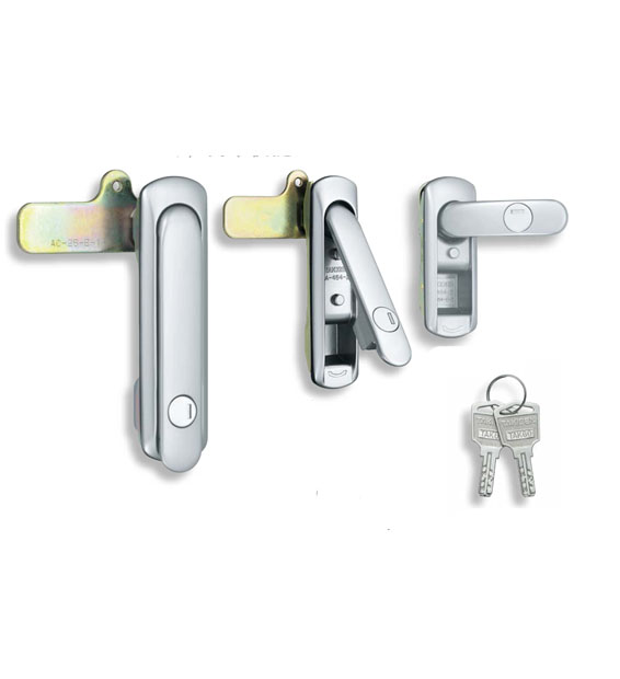 薄型平面转动手柄（从安装面到舌片的距离相同）