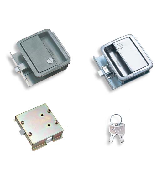 锁舌式平面手柄