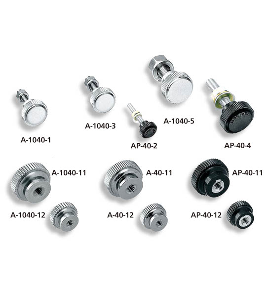 小型滚花抓手（外螺纹，内螺纹）